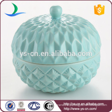 Embalagem de cerâmica cerâmica azul grossista fabricante